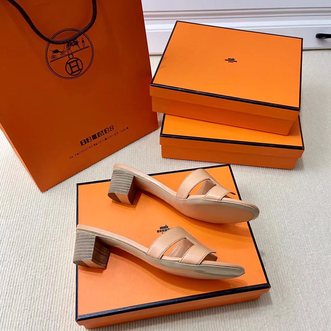 에르메스 올수공 오아시스 슬리퍼 샌들 스위프트 26